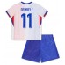 Maillot de foot France Ousmane Dembele #11 Extérieur vêtements enfant Europe 2024 Manches Courtes (+ pantalon court)